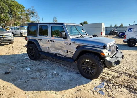 2021 Jeep Wrangler Unlimited Sport z USA, uszkodzony, nr VIN 1C4HJXDN0MW653090